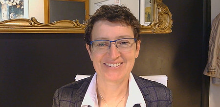 Capture de la formation montrant le formateur